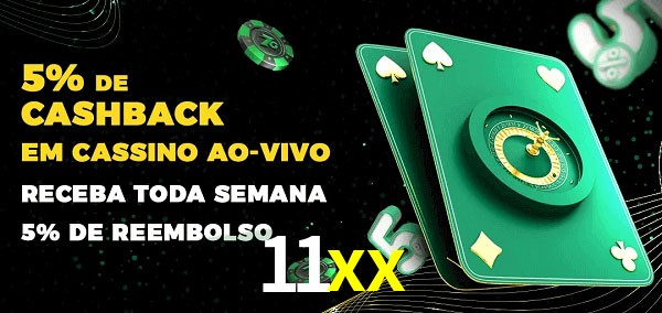 Promoções do cassino ao Vivo 11xx